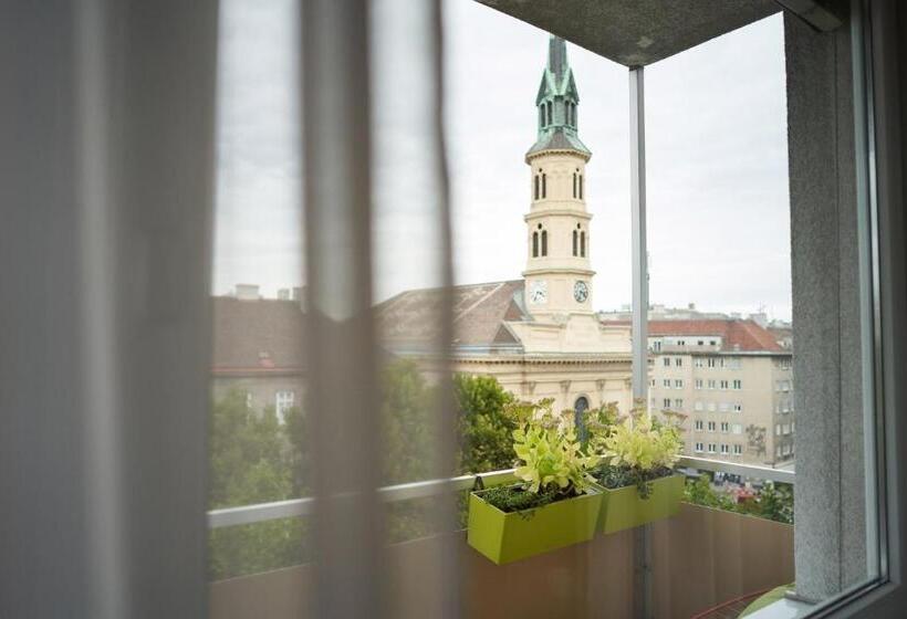 标准间带阳台, Henriette Stadthotel Vienna