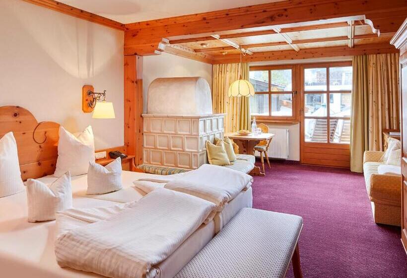 Номер Deluxe, Tirolerhof   Familotel Zugspitze
