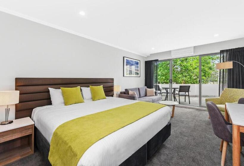 디럭스 룸 킹사이즈 침대, Palm Court Motor Inn