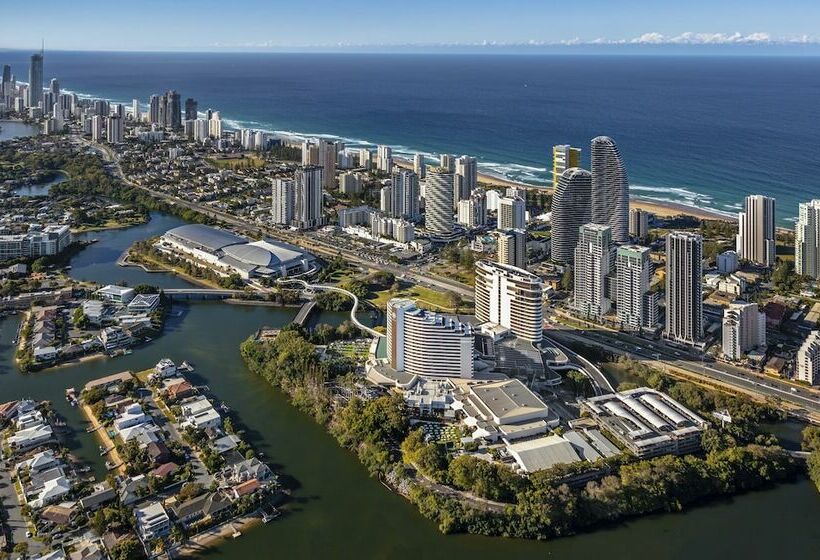 Quarto Deluxe com Sacada, The Star Grand At The Star Gold Coast