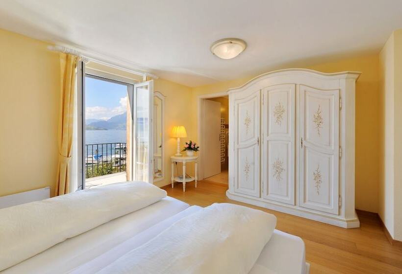 اتاق استاندارد با چشم‌انداز دریاچه, Seehof Hotel Du Lac