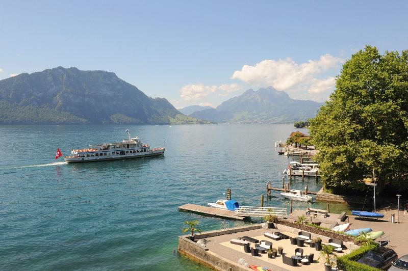 اتاق استاندارد با چشم‌انداز دریاچه, Seehof Hotel Du Lac