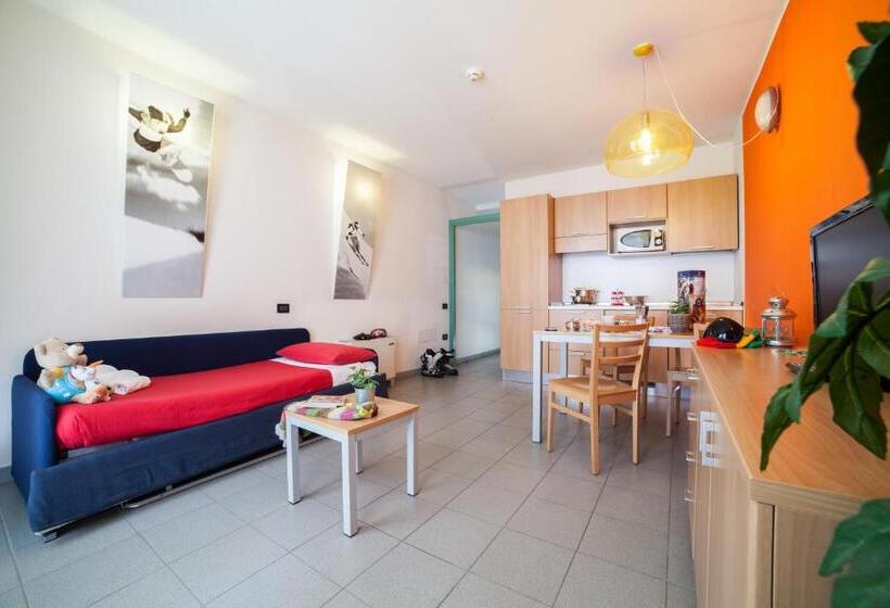 1 Bedroom Apartment Mountain View, Th Sestriere   Villaggio Olimpico