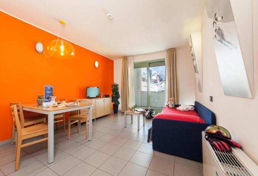 1 Bedroom Apartment Mountain View, Th Sestriere   Villaggio Olimpico