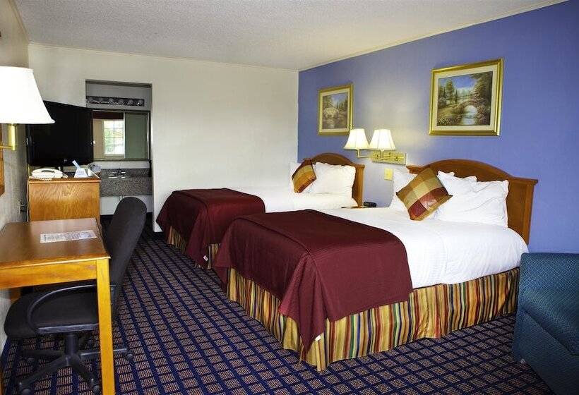 带2个双人床的标准工作室, Best Western Palestine Inn