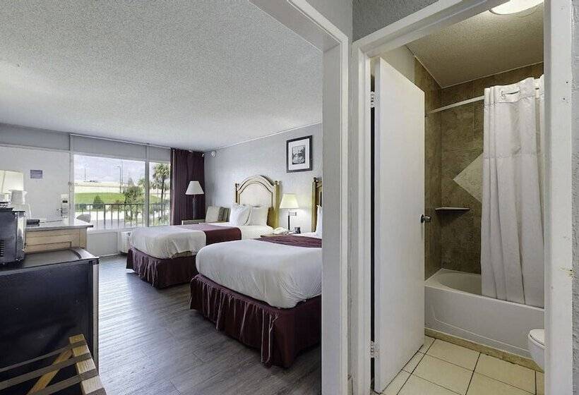 스탠다드 룸 더블 침대 2개, Days Inn By Wyndham Orlando Downtown