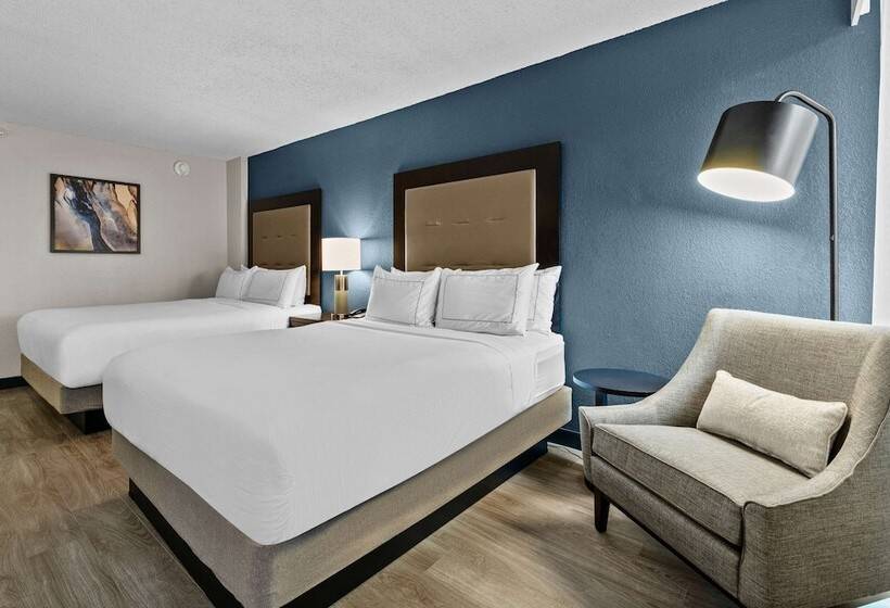 Номер Стандарт 2 Двуспальные Кровати, Doubletree By Hilton Raleigh Midtown, Nc