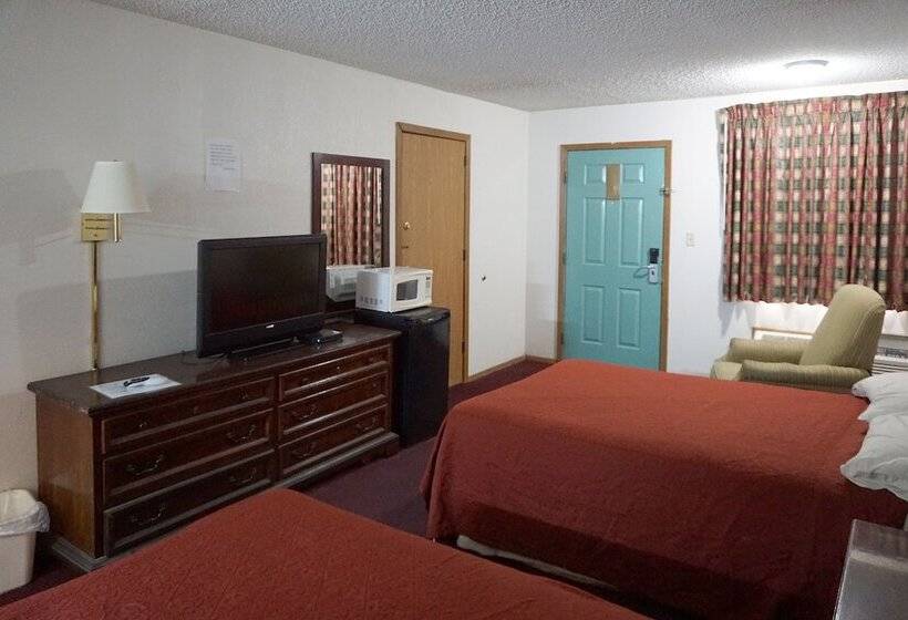 Номер Стандарт 2 Двуспальные Кровати, Knights Inn Altus
