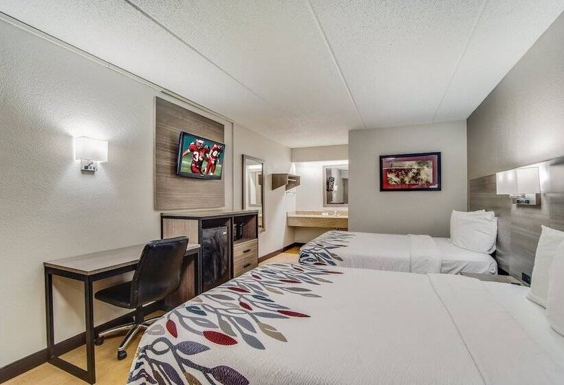 Quarto Estandar 2 Camas Casal, Red Roof Inn Columbia East  Ft Jackson