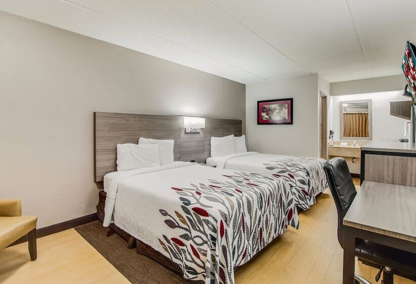 Quarto Estandar 2 Camas Casal, Red Roof Inn Columbia East  Ft Jackson