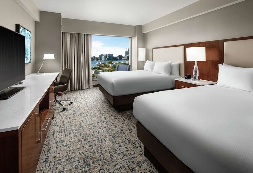스탠다드 룸 더블 침대 2개, Hilton Boston Logan Airport