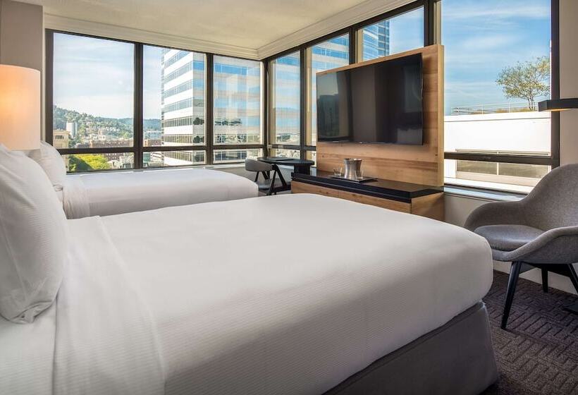 Номер Стандарт 2 Двуспальные Кровати, Hilton Portland Downtown