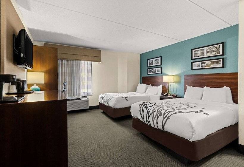 带2个双人床的标准工作室, Sleep Inn