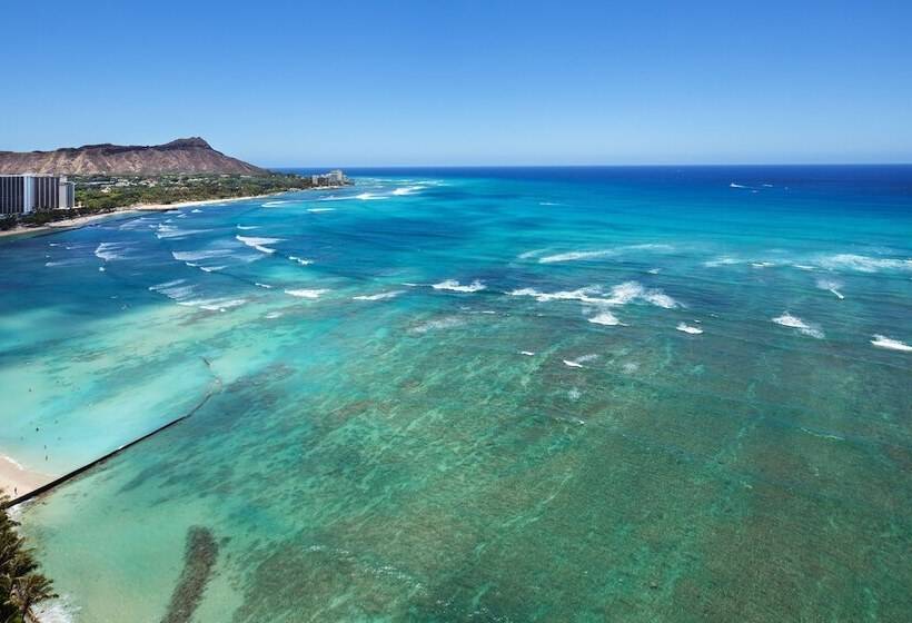 Номер Стандарт Двуспальная Кровать Вид на Море, Sheraton Waikiki Beach Resort