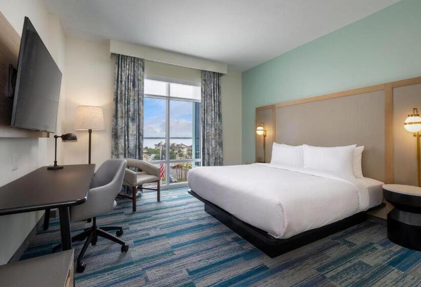 Номер Стандарт Кровать Кинг Адаптированный для Инвалидов, Fairfield By Marriott Inn & Suites Pensacola Beach