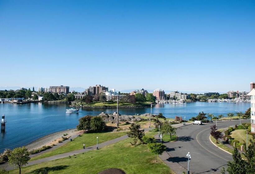 キングサイズベッド、ビュー付きデラックスルーム, Delta Hotels By Marriott Victoria Ocean Pointe Resort