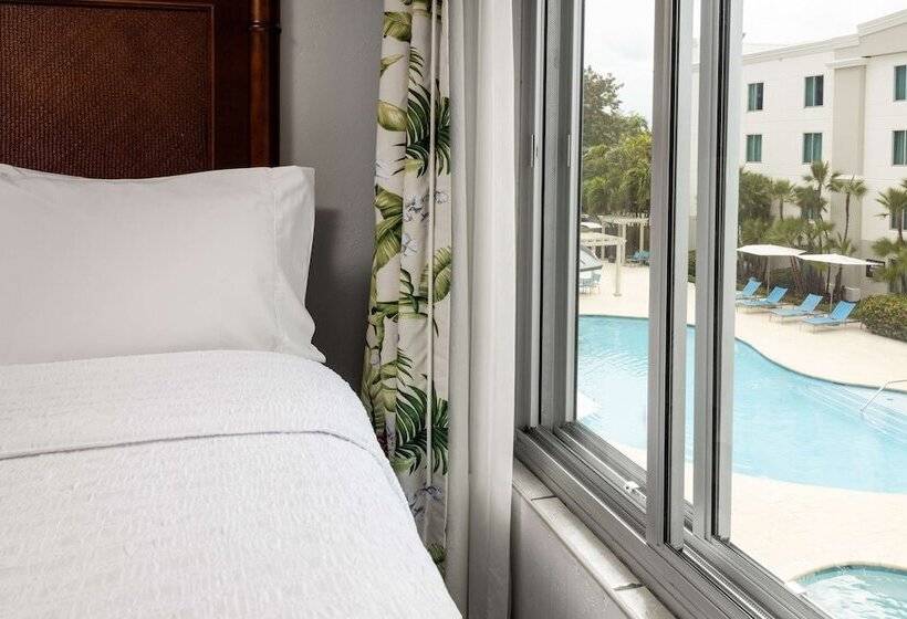 اتاق استاندارد با 2 تخت دوبل, Hampton Inn & Suites San Juan