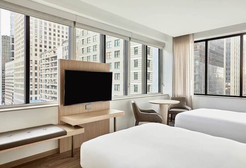اتاق استاندارد با 2 تخت دوبل, Ac Hotel By Marriott Houston Downtown