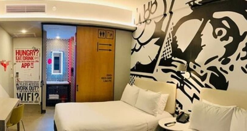 스탠다드 룸 더블 침대 2개, Radisson Red Miraflores
