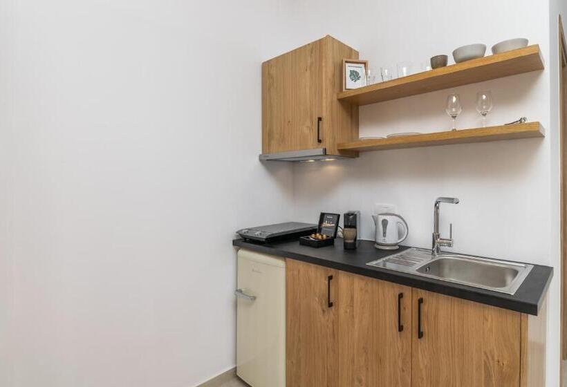 آپارتمان 1 خوابه با تراس, Olive Studios