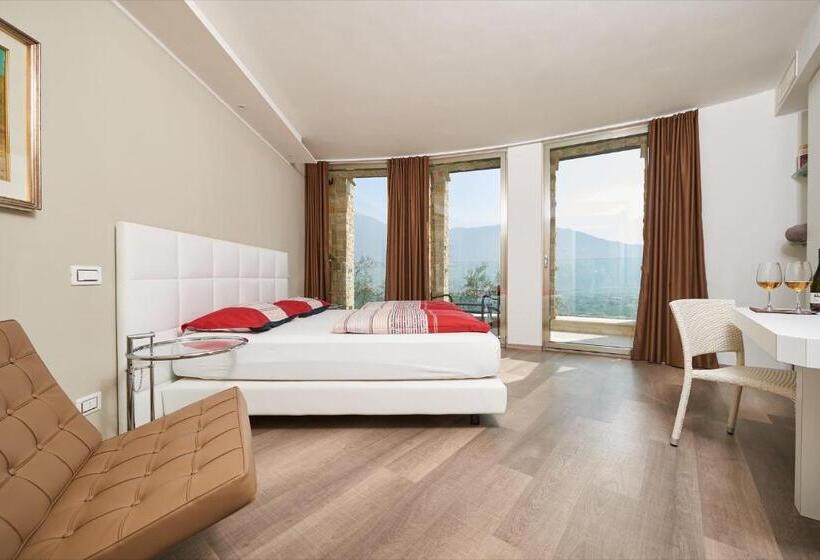 디럭스 룸 킹사이즈 침대, Agriturismo Maso Botes