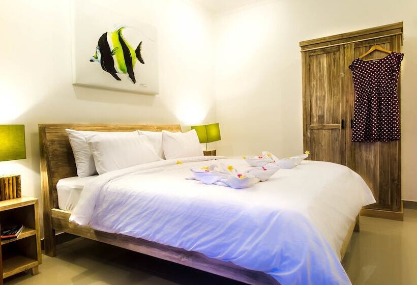 带露台的豪华间, Blue Marlin Dive Resort Trawangan