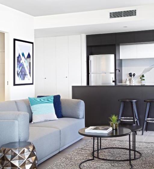 침실 1개 전망 아파트, Opera Apartments South Brisbane