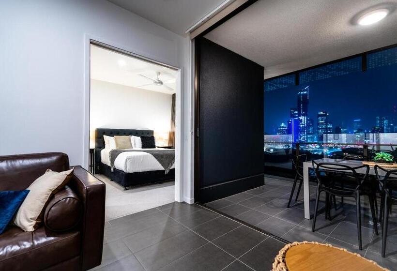 2 베드룸 이그제큐티브 아파트, Opera Apartments South Brisbane