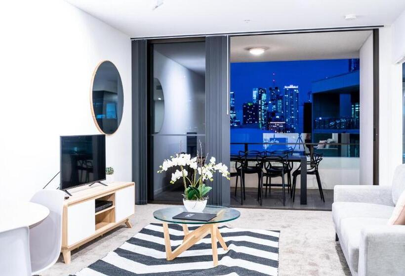 2 베드룸 이그제큐티브 아파트, Opera Apartments South Brisbane