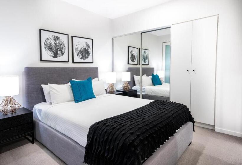 침실 1개 전망 아파트, Opera Apartments South Brisbane