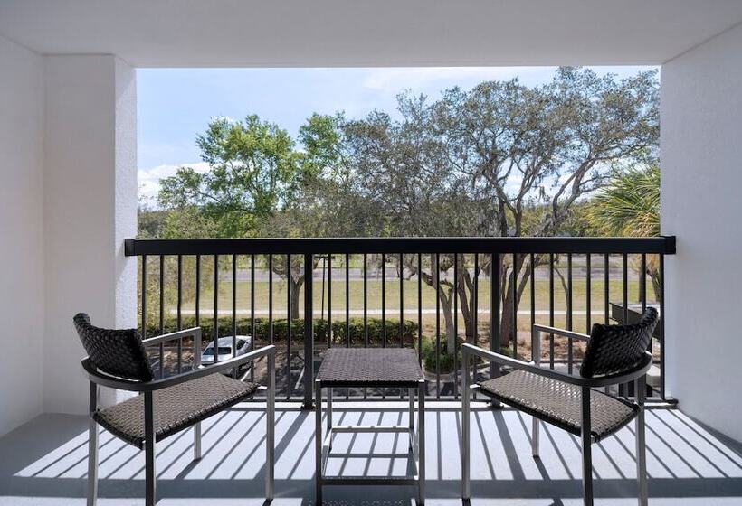 발코니가 있는 스위트, Courtyard Tampa North/i75 Fletcher