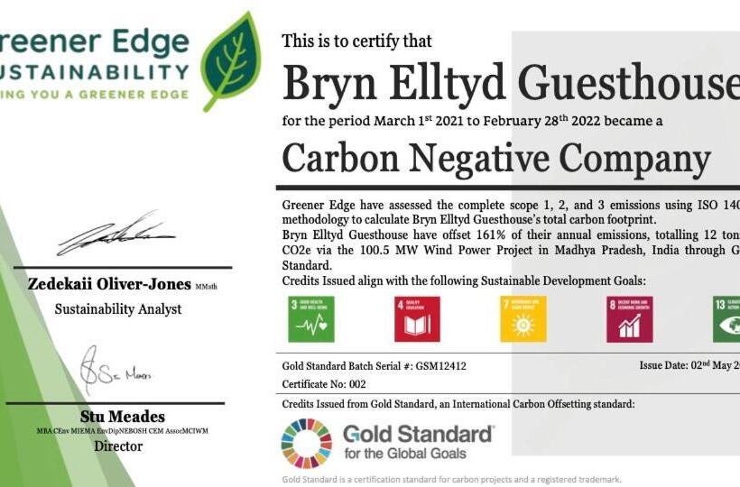 Номер Стандарт, Bryn Elltyd Eco House
