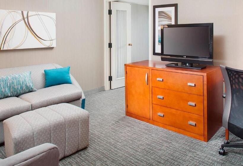 带大床的标准间, Courtyard By Marriott Ann Arbor
