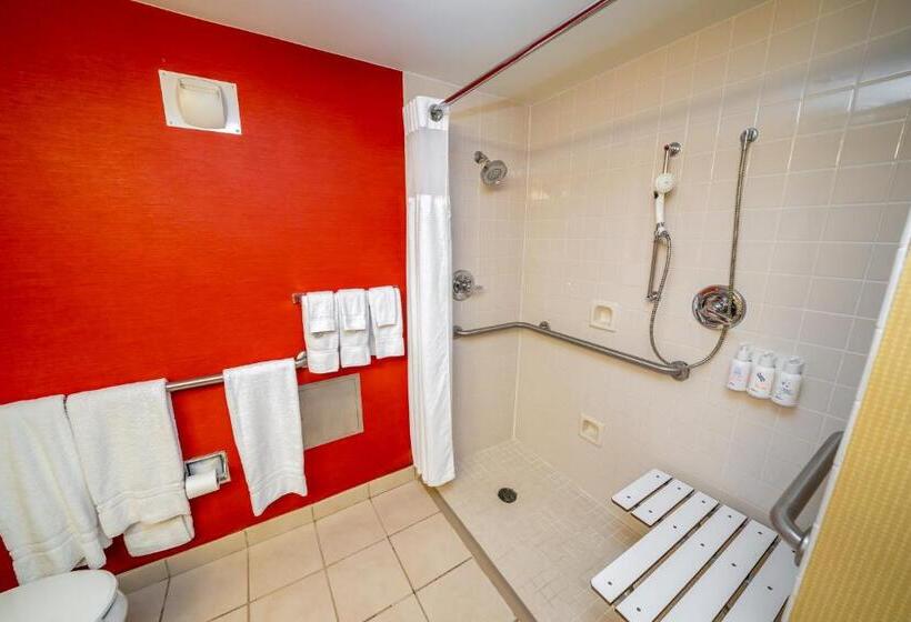 장애인을 위한 킹사이즈 침대 스탠다드 룸, Iowa Inn Bettendorf Quad Cities