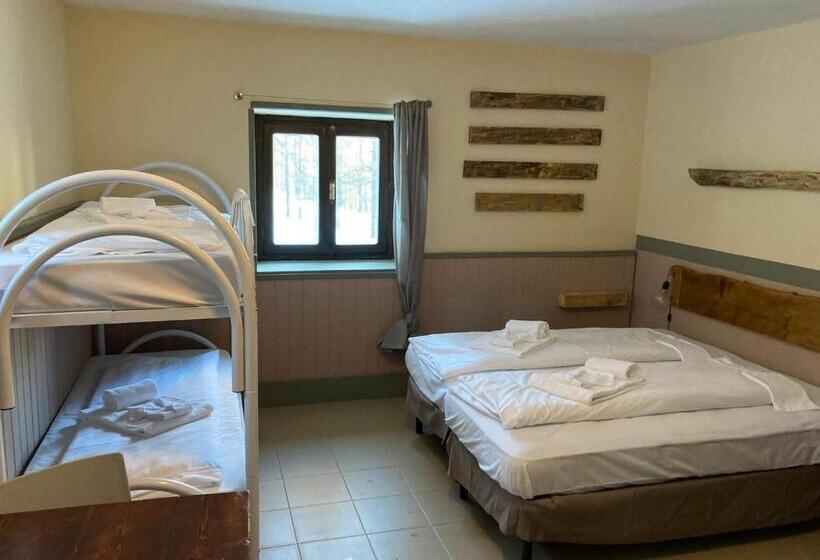 اتاق استاندارد چهار تخته, Chalet Capannina