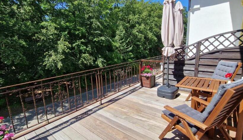 غرفة قياسية مزوَّدة بشُرفة, Pension Haus Waldesblick