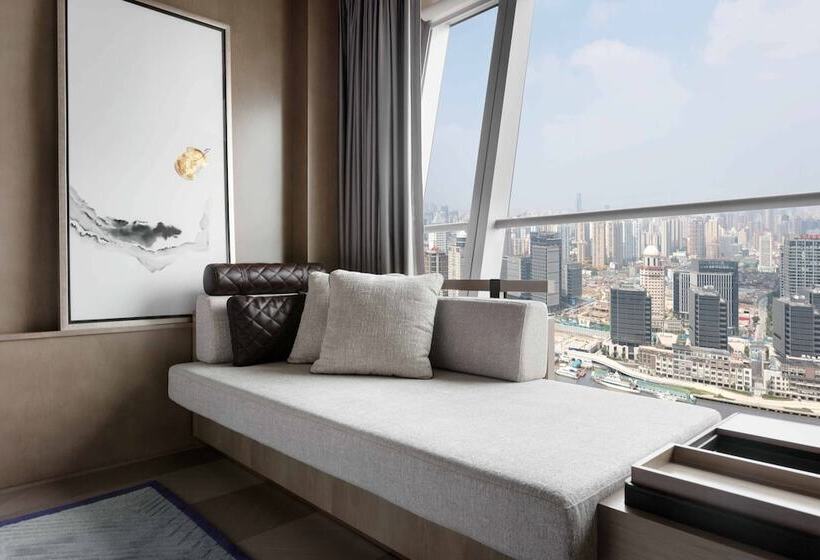 이그제큐티브 룸, Jw Marriott Marquis Hotel Shanghai Pudong