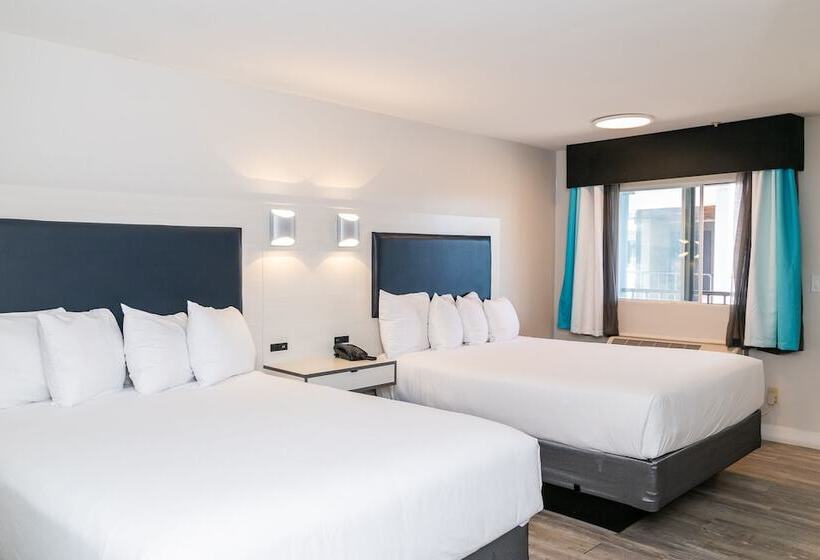 Номер Стандарт 2 Двуспальные Кровати, Art Hotel Laguna Beach
