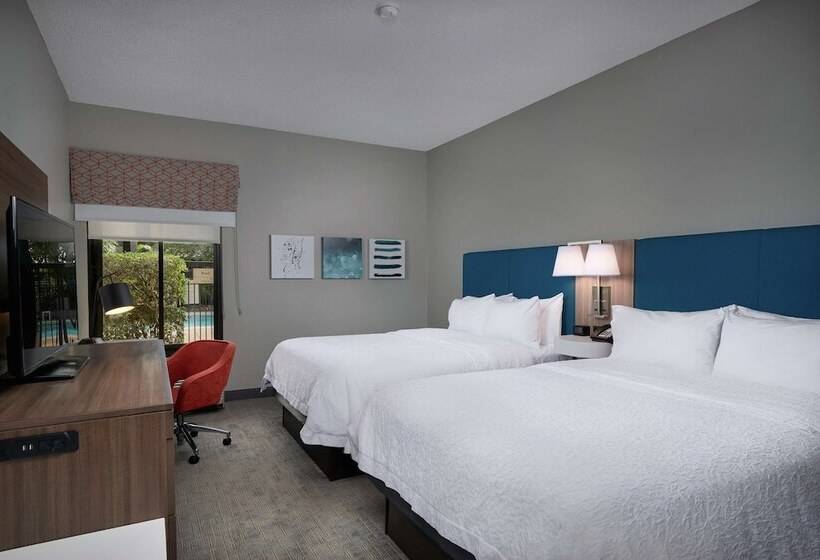 스탠다드 룸 더블 침대 2개, Hampton Inn   Jupiter/juno Beach