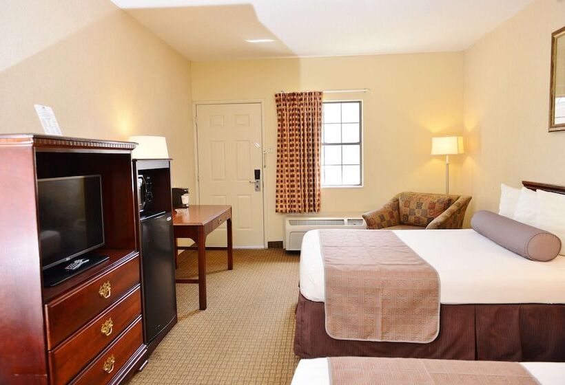 ２ダブルベッドのスタンダードルーム, Americas Best Value Inn Tunica Resort