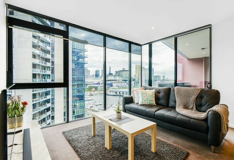침실 2개 디럭스 아파트, Exquisite Apartments Docklands