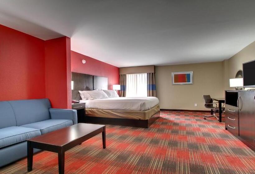 스위트 킹사이즈 침대, Holiday Inn Express & Suites Jackson Downtown   Coliseum, An Ihg
