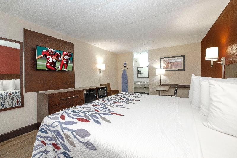디럭스 룸 킹사이즈 침대, Red Roof Inn Fredericksburg North
