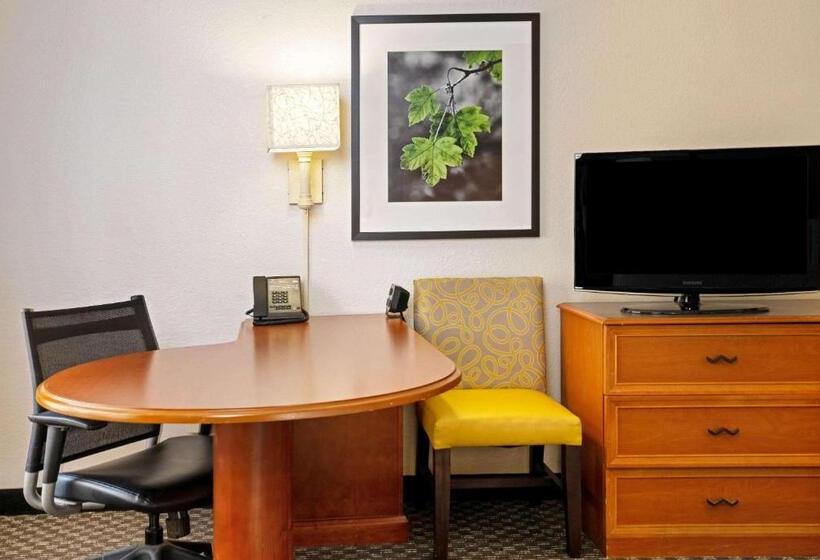 Quarto Estandar Cama King para Deficientes Físicos, La Quinta By Wyndham Houston West Park 10