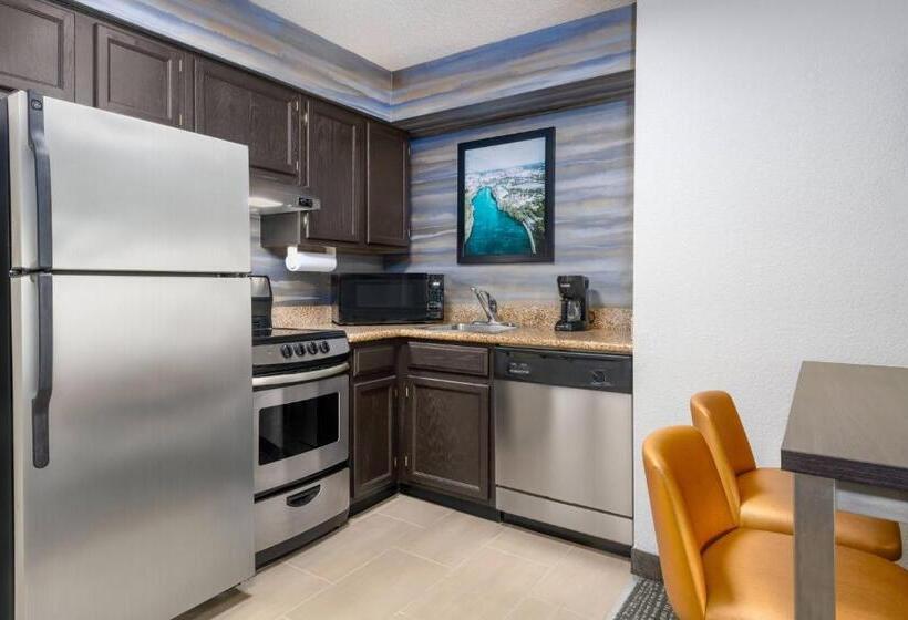 Suite met 2 Slaapkamers, Residence Inn Indianapolis Downtown On The Canal