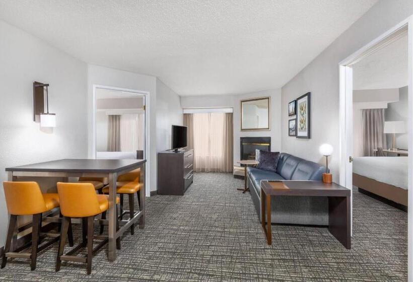 סוויטת 2 חדרי שינה, Residence Inn Indianapolis Downtown On The Canal