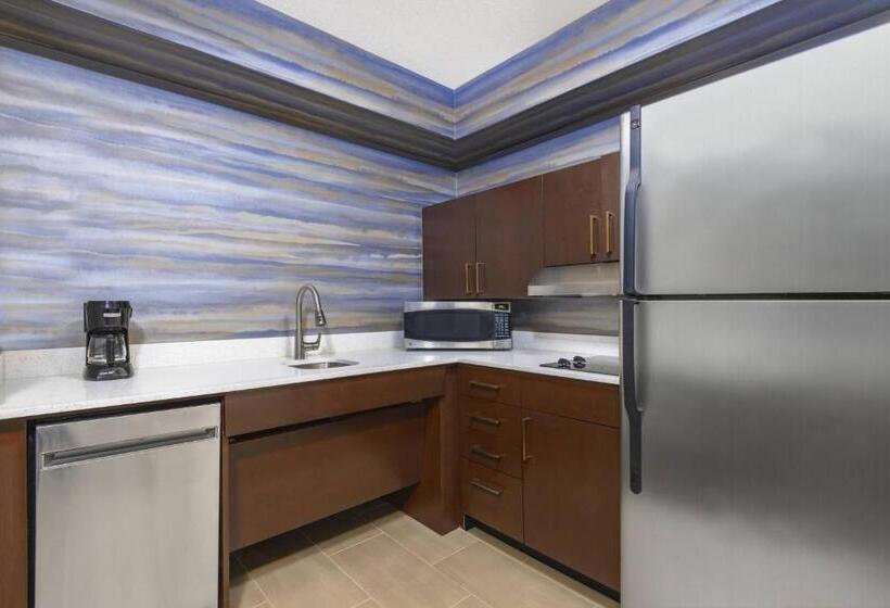 סוויטה עם נוף לעיר, Residence Inn Indianapolis Downtown On The Canal