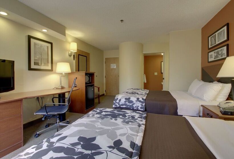 ２ダブルベッドのスタンダードルーム, Sleep Inn Mt. Pleasant  Charleston