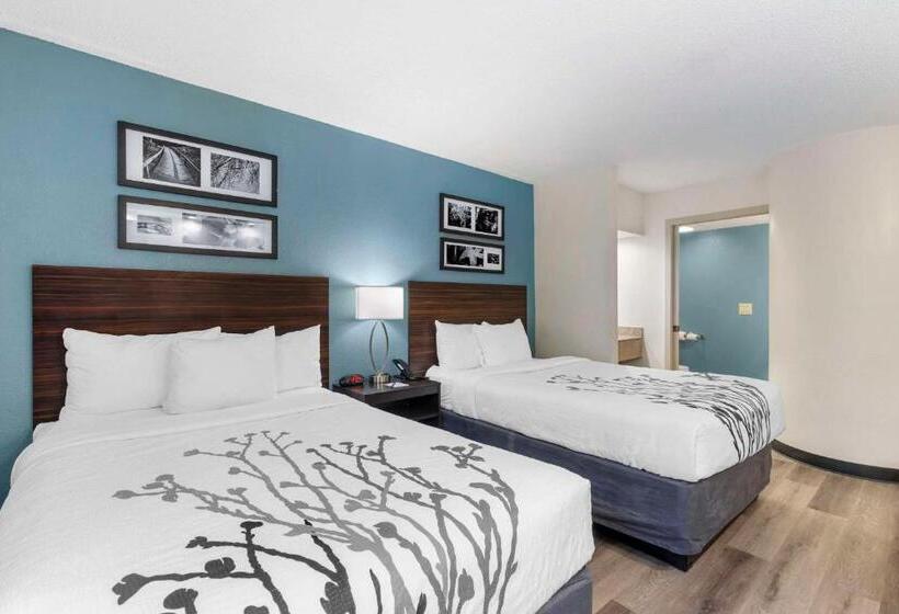 ２ダブルベッドのスタンダードルーム, Sleep Inn Mt. Pleasant  Charleston