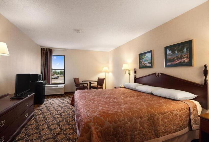 Standardrum King Size Säng, Super 8 By Wyndham Evansville North